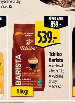 Albert Tchibo Barista zrnková káva 1kg nabídka