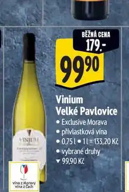 Albert Vinium Velké Pavlovice 0,75 l nabídka