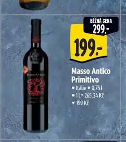 Albert Masso Antico Primitivo 0,75 l nabídka