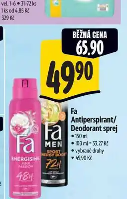 Albert Fa Antiperspirant/ Deodorant sprej 150 ml nabídka