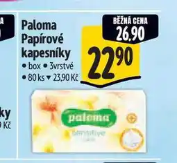 Albert Paloma Papírové kapesníky box 3vrstvé 80 ks nabídka