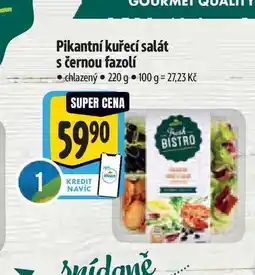 Albert Pikantní kuřecí salát s černou fazolí 220 g nabídka