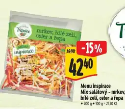 Albert Menu inspirace Mix salátový - mrkev, bílé zelí, celer a řepa 200 g nabídka