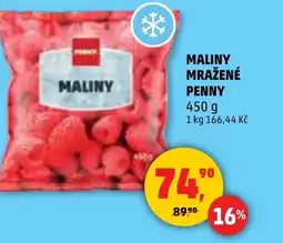 Penny Market Maliny mražené penny nabídka