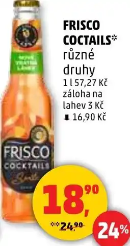 Penny Market Frisco coctails nabídka