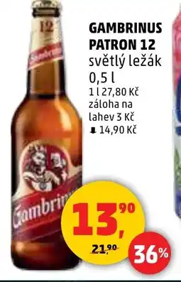Penny Market Gambrinus patron 12 nabídka