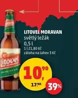 Penny Market Litovel moravan světlý ležák nabídka