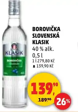 Penny Market Borovička slovenská klasik nabídka
