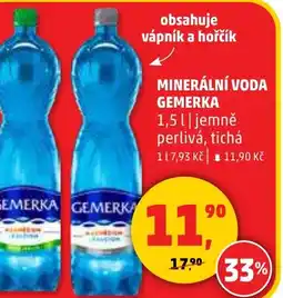 Penny Market Minerální voda gemerka nabídka
