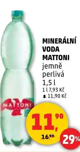 Penny Market Minerální voda mattoni jemně perlivá nabídka