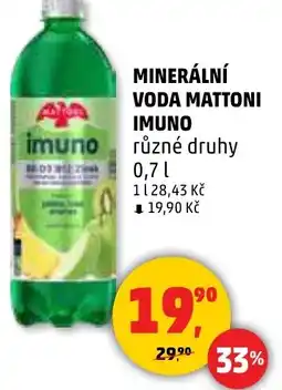 Penny Market Minerální voda mattoni imuno nabídka
