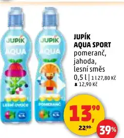 Penny Market Jupík aqua sport pomeranč, jahoda, lesní směs nabídka