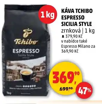 Penny Market Káva tchibo espresso sicilia style nabídka