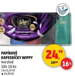 Penny Market Papírové kapesníčky wippy nabídka