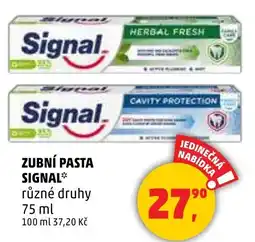 Penny Market Zubní pasta signal nabídka