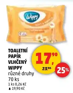 Penny Market Toaletní papír vlhčený wippy nabídka