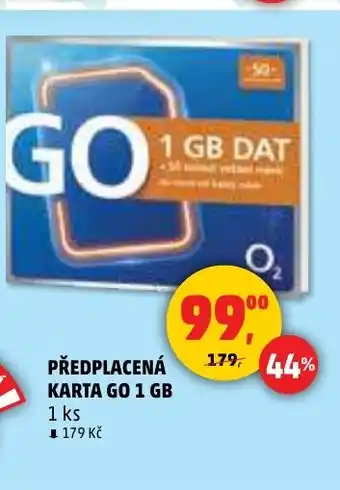 Penny Market Předplacená karta go 1 gb nabídka