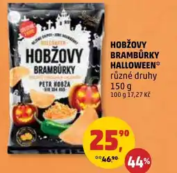 Penny Market Hobžovy brambůrky halloween nabídka