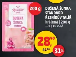 Penny Market Dušená šunka standard řezníkův talíř nabídka