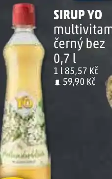 Penny Market Sirup yo multivitamin, černý bez nabídka