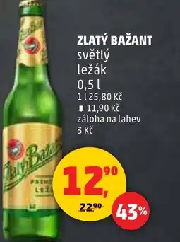 Penny Market Zlatý bažant světlý ležák nabídka