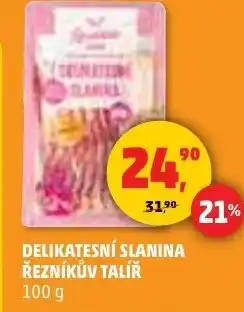 Penny Market Delikatesní slanina řezníkův talíř nabídka