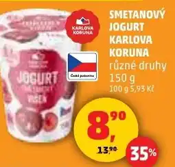 Penny Market Smetanový jogurt karlova koruna nabídka