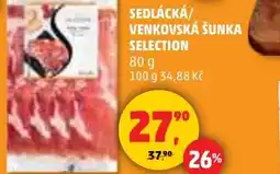 Penny Market Sedlácká/ venkovská šunka selection nabídka