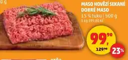 Penny Market Maso hovězí sekané dobré maso nabídka