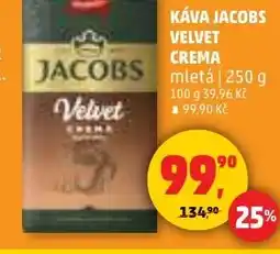 Penny Market Káva jacobs velvet crema nabídka