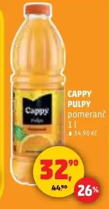 Penny Market Cappy pulpy pomeranč nabídka