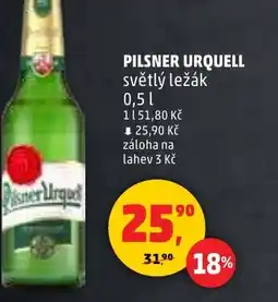 Penny Market Pilsner urquell světlý ležák nabídka