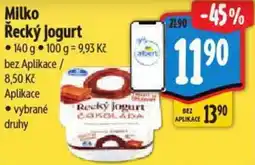 Albert Milko Řecký jogurt nabídka