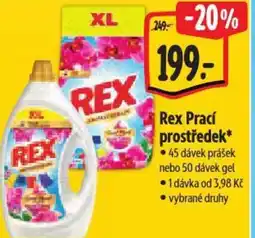 Albert Rex Prací prostředek nabídka