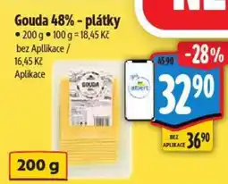 Albert Gouda 48% - plátky nabídka