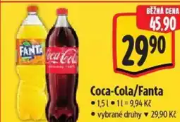 Albert Coca-Cola/Fanta nabídka