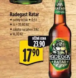 Albert Radegast Ratar nabídka