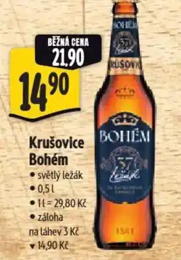 Albert Krušovice bohèm nabídka