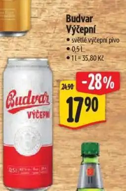 Albert Budvar Výčepní nabídka