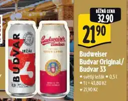 Albert Budweiser Budvar Original/ Budvar 33 nabídka