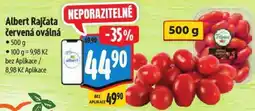 Albert Albert Rajčata červená oválná nabídka
