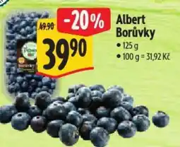 Albert Albert Borůvky nabídka
