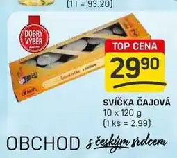 Flop SVÍČKA ČAJOVÁ 10 x 120 g nabídka