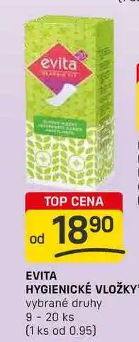 Flop EVITA HYGIENICKÉ VLOŽKY vybrané druhy 9 - 20 ks nabídka