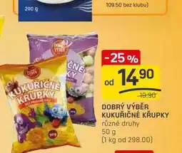 Flop DOBRÝ VÝBĚR KUKUŘIČNÉ KŘUPKY různé druhy 50 g nabídka