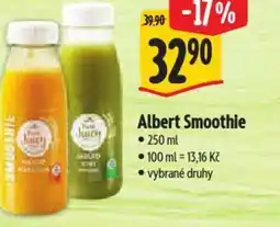 Albert Albert Smoothie nabídka