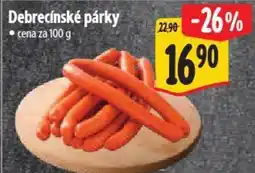 Albert Debrecínské párky nabídka