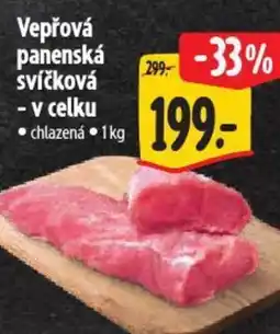 Albert Vepřová panenská svíčková - v celku nabídka