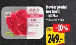 Albert Hovězí přední bez kosti - kližka nabídka
