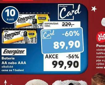 Kaufland Baterie energizer nabídka